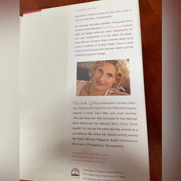 Eat Pray Love by Elizabeth Gilbert Hardcover Book Good condition - Picture 4 of 7